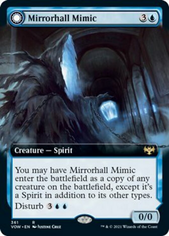 Mirrorhall Mimic // Ghastly Mimicry (Extended) [Innistrad: Crimson Vow] | Tabernacle Games