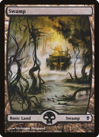 Swamp (240) - Full Art [Zendikar] | Tabernacle Games