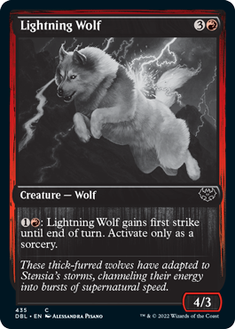 Lightning Wolf [Innistrad: Double Feature] | Tabernacle Games