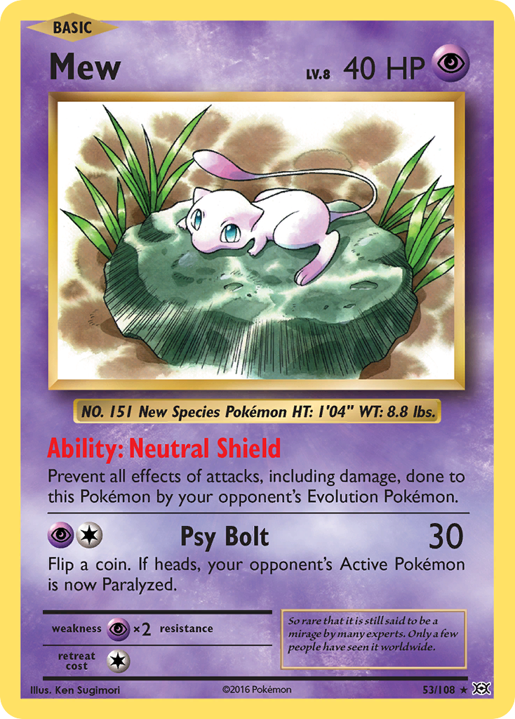Mew (53/108) [XY: Evolutions] | Tabernacle Games