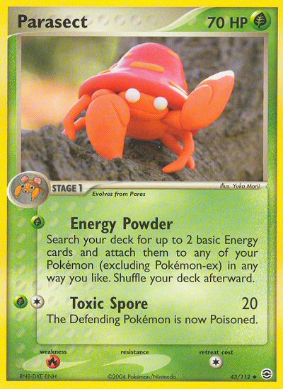 Parasect (43/112) [EX: FireRed & LeafGreen] | Tabernacle Games