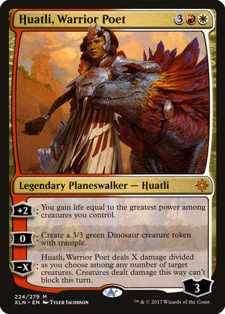 Huatli, Warrior Poet [Ixalan] | Tabernacle Games