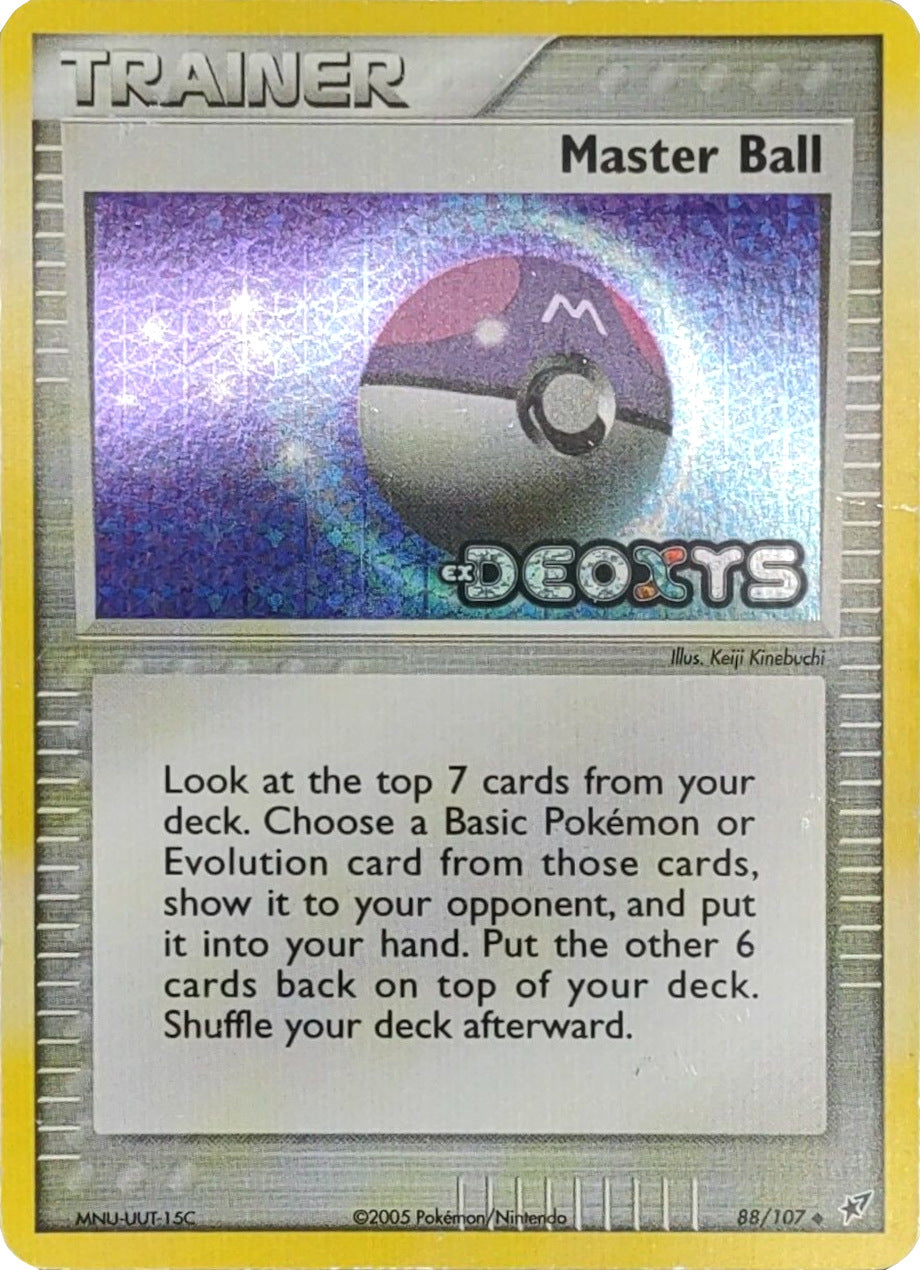 Master Ball (88/107) (Stamped) [EX: Deoxys] | Tabernacle Games