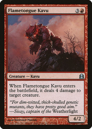 Flametongue Kavu [Commander 2011] | Tabernacle Games