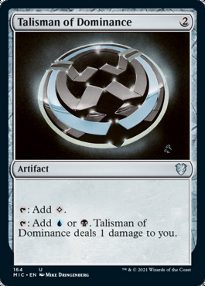 Talisman of Dominance [Innistrad: Midnight Hunt Commander] | Tabernacle Games