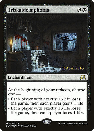 Triskaidekaphobia [Shadows over Innistrad Promos] | Tabernacle Games