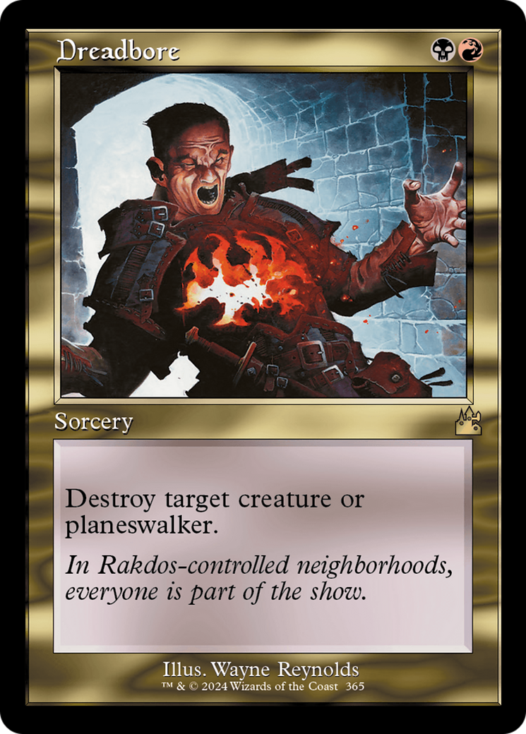 Dreadbore (Retro Frame) [Ravnica Remastered] | Tabernacle Games