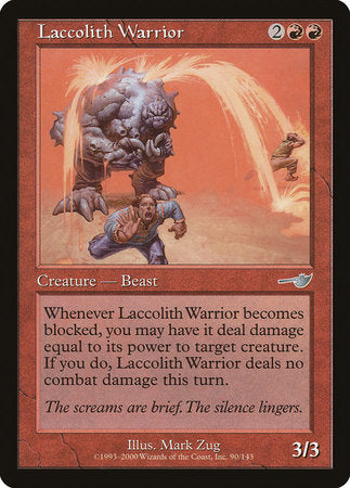 Laccolith Warrior [Nemesis] | Tabernacle Games