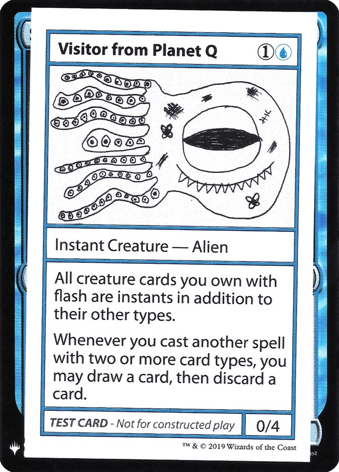 Visitor from Planet Q [Mystery Booster Playtest Cards] | Tabernacle Games