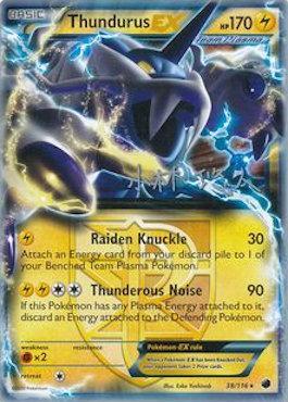 Thundurus EX (38/116) (Plasma Power - Haruto Kobayashi) [World Championships 2014] | Tabernacle Games