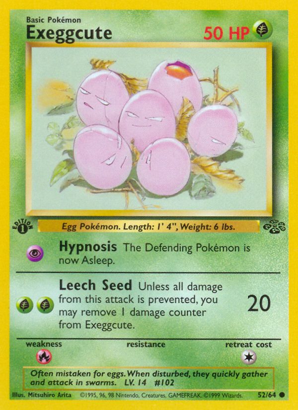 Exeggcute (52/64) [Jungle 1st Edition] | Tabernacle Games