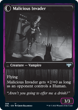 Innocent Traveler // Malicious Invader [Innistrad: Double Feature] | Tabernacle Games