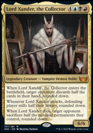 Lord Xander, the Collector (Promo Pack) [Streets of New Capenna Promos] | Tabernacle Games