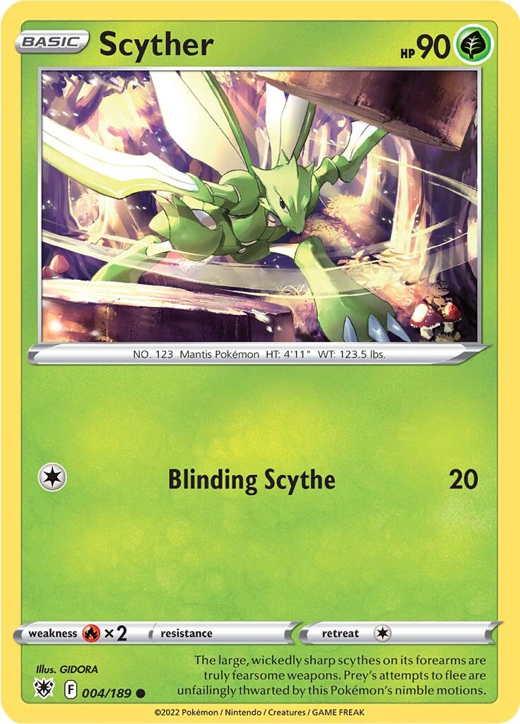 Scyther (004/189) [Sword & Shield: Astral Radiance] | Tabernacle Games
