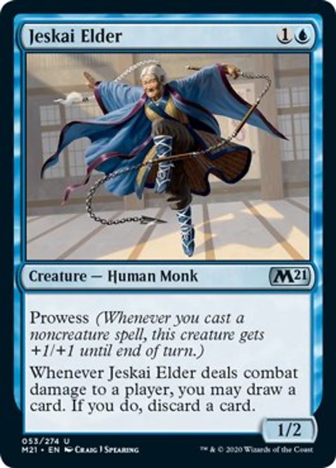 Jeskai Elder [Core Set 2021] | Tabernacle Games