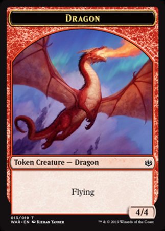 Dragon Token [War of the Spark Tokens] | Tabernacle Games