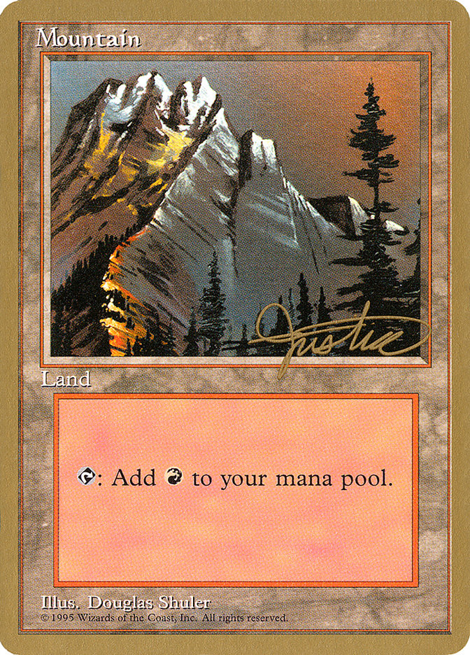 Mountain (mj373) (Mark Justice) [Pro Tour Collector Set] | Tabernacle Games