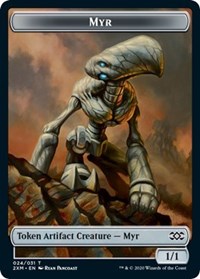 Myr (024) // Shapeshifter Double-sided Token [Double Masters Tokens] | Tabernacle Games