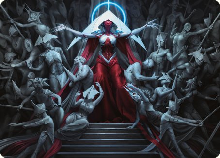 Elesh Norn, Mother of Machines Art Card [Phyrexia: All Will Be One Art Series] | Tabernacle Games