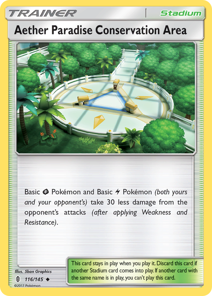 Aether Paradise Conservation Area (116/145) [Sun & Moon: Guardians Rising] | Tabernacle Games