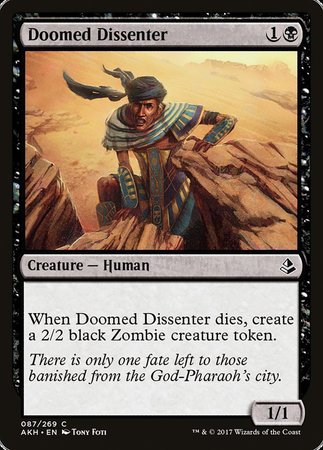 Doomed Dissenter [Amonkhet] | Tabernacle Games