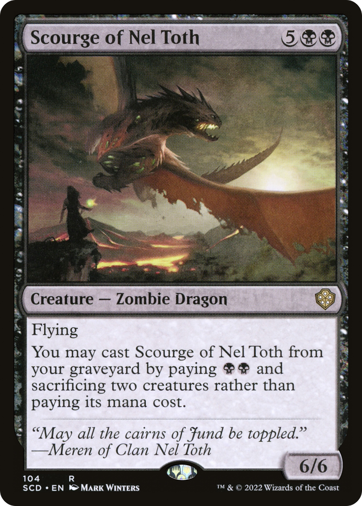 Scourge of Nel Toth [Starter Commander Decks] | Tabernacle Games