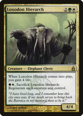 Loxodon Hierarch [Ravnica: City of Guilds] | Tabernacle Games