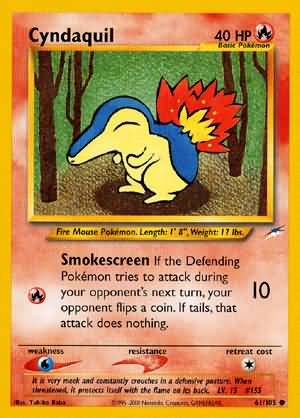 Cyndaquil (61/105) [Neo Destiny Unlimited] | Tabernacle Games