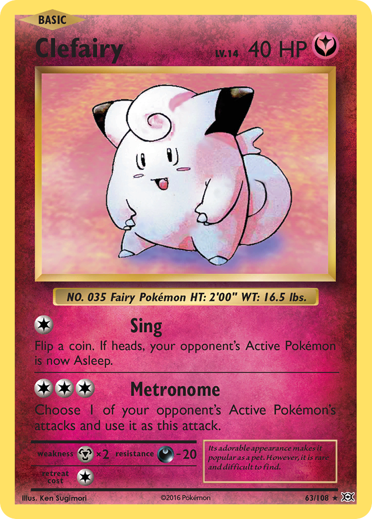 Clefairy (63/108) [XY: Evolutions] | Tabernacle Games