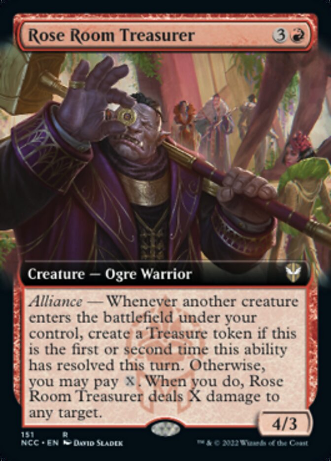Rose Room Treasurer (Extended Art) [Streets of New Capenna Commander] | Tabernacle Games