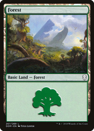 Forest (267) [Dominaria] | Tabernacle Games