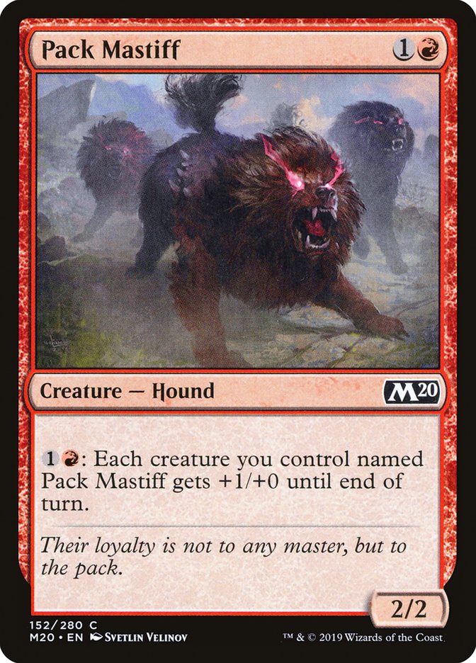 Pack Mastiff [Core Set 2020] | Tabernacle Games