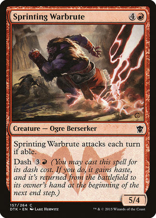 Sprinting Warbrute [Dragons of Tarkir] | Tabernacle Games