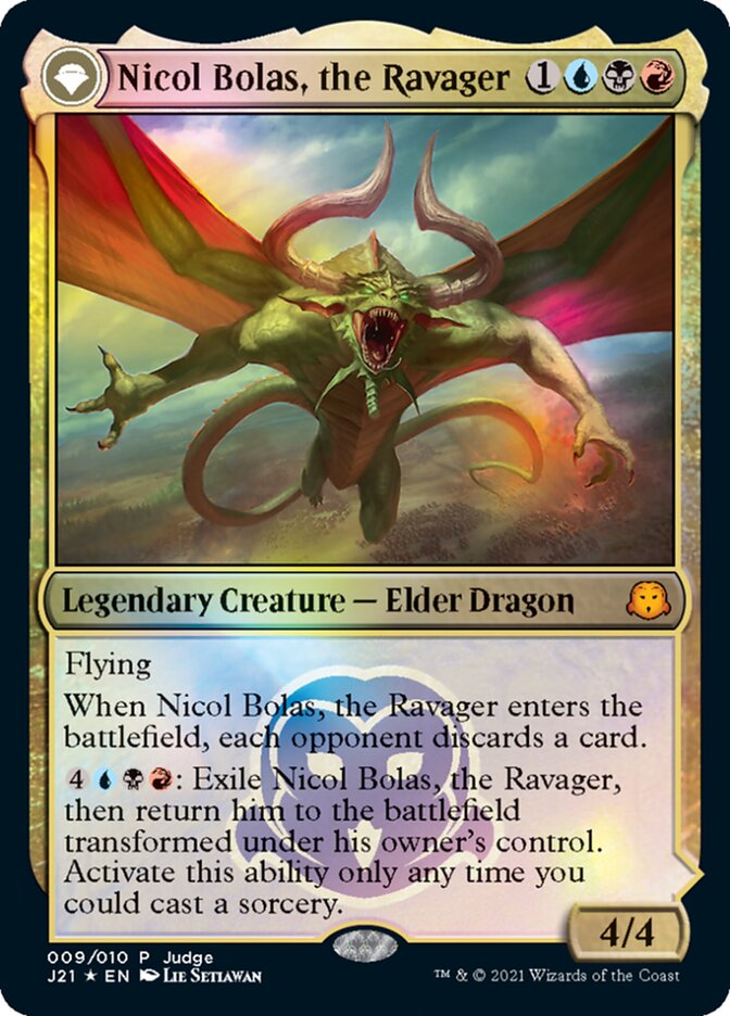 Nicol Bolas, the Ravager [Judge Gift Cards 2021] | Tabernacle Games