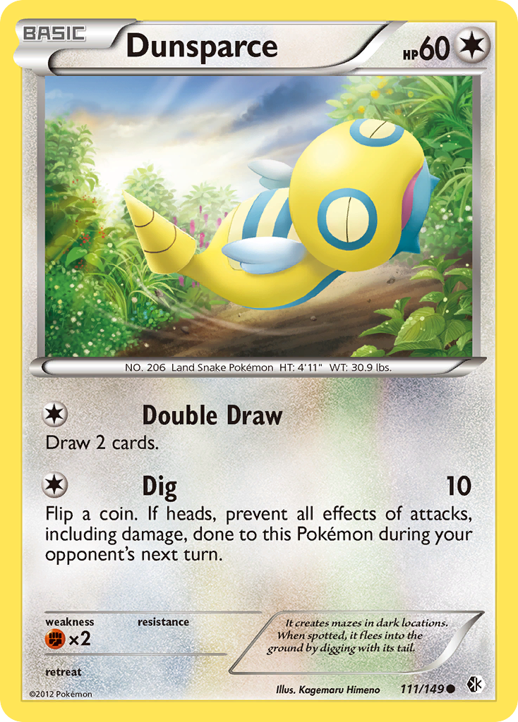 Dunsparce (111/149) [Black & White: Boundaries Crossed] | Tabernacle Games