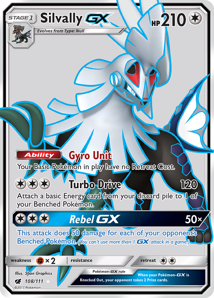 Silvally GX (108/111) [Sun & Moon: Crimson Invasion] | Tabernacle Games