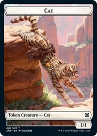 Cat // Insect Double-sided Token [Zendikar Rising Tokens] | Tabernacle Games