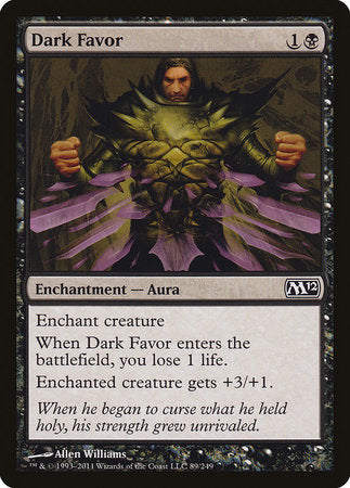 Dark Favor [Magic 2012] | Tabernacle Games