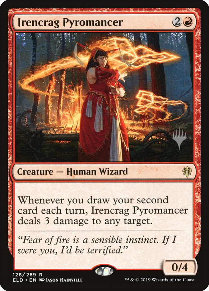 Irencrag Pyromancer (Promo Pack) [Throne of Eldraine Promos] | Tabernacle Games