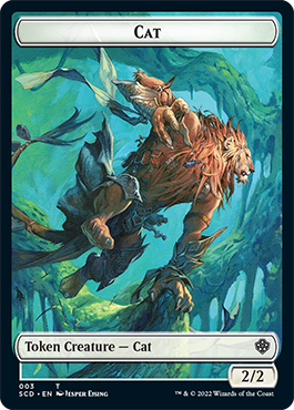 Insect // Cat Double-Sided Token [Starter Commander Decks] | Tabernacle Games