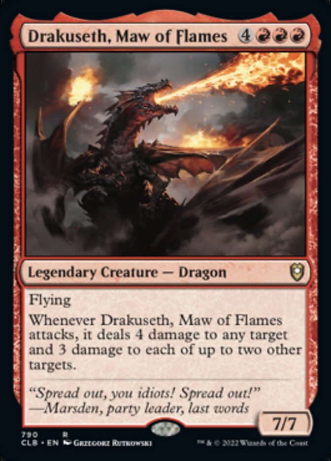 Drakuseth, Maw of Flames [Commander Legends: Battle for Baldur's Gate] | Tabernacle Games