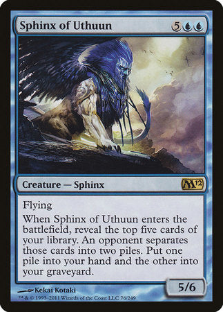 Sphinx of Uthuun [Magic 2012] | Tabernacle Games
