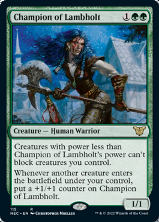 Champion of Lambholt [Kamigawa: Neon Dynasty Commander] | Tabernacle Games