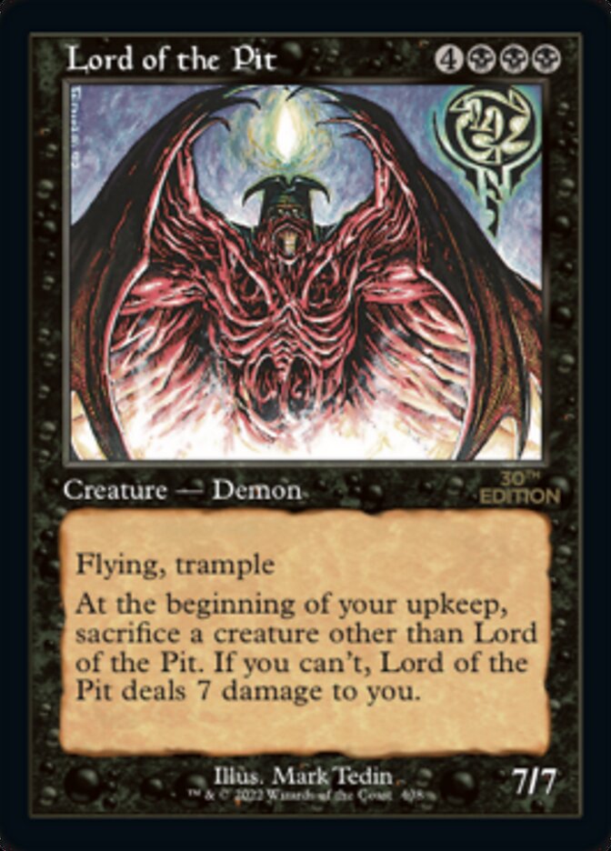 Lord of the Pit (Retro) [30th Anniversary Edition] | Tabernacle Games