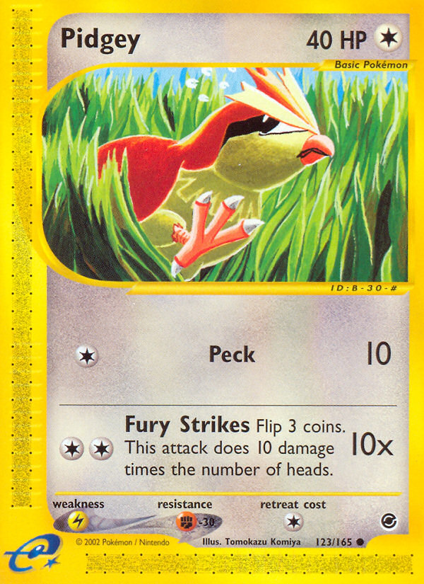 Pidgey (123/165) [Expedition: Base Set] | Tabernacle Games