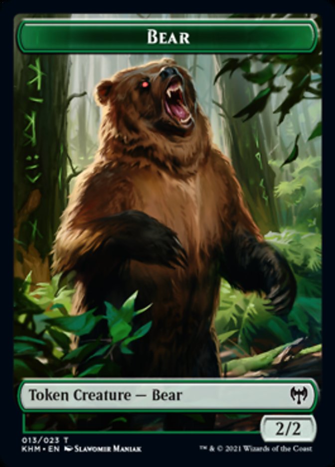 Bear Token [Kaldheim] | Tabernacle Games