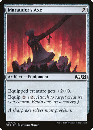 Marauder's Axe [Core Set 2019] | Tabernacle Games