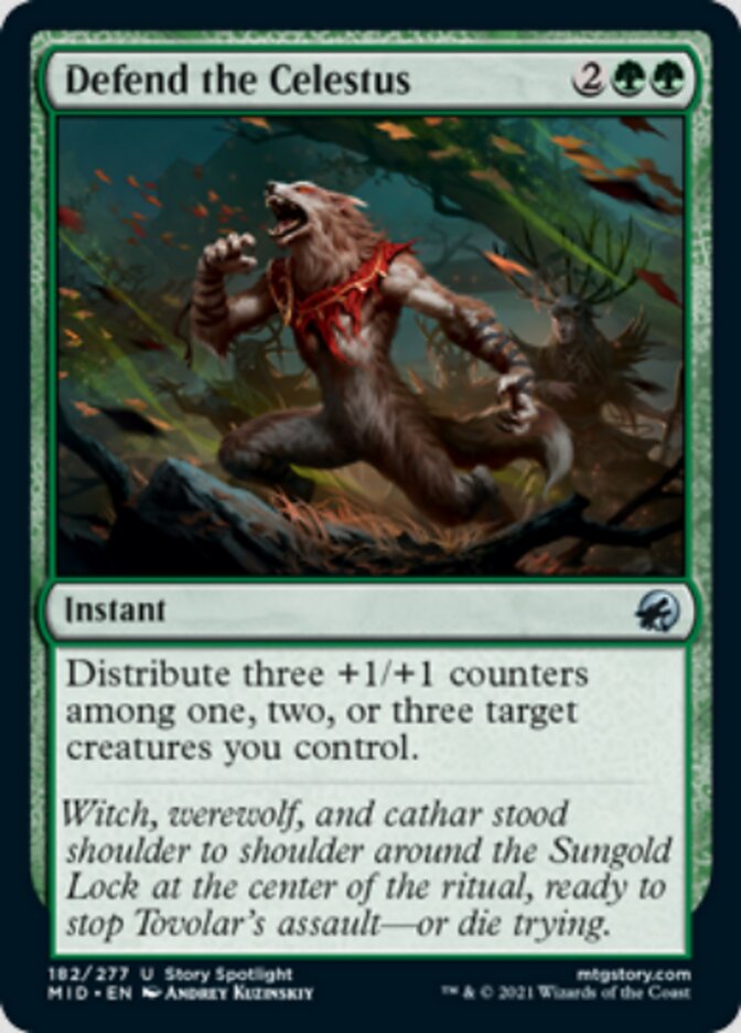 Defend the Celestus [Innistrad: Midnight Hunt] | Tabernacle Games