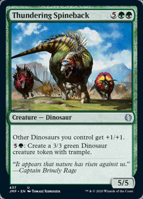 Thundering Spineback [Jumpstart] | Tabernacle Games