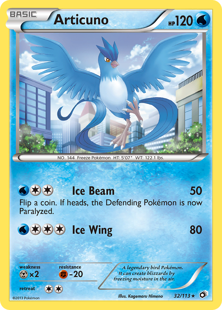 Articuno (32/113) [Black & White: Legendary Treasures] | Tabernacle Games